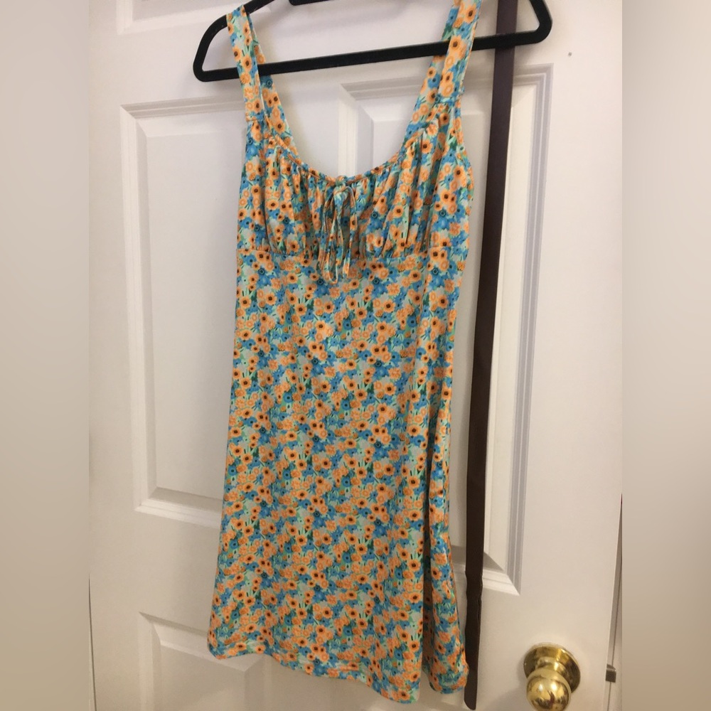 Mini floral dress